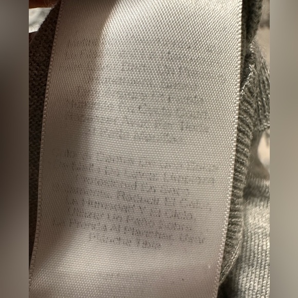 DKNY Women's Open Front Cardigan Sweater Size P/S Gray - Picture 7 of 9